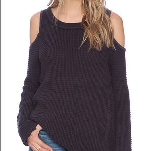 Free People Cold Shoulder Sweater